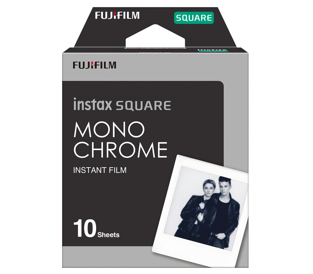 Картридж для фотоаппарата Fujifilm Colorfilm Instax SQUARE Monochrome, 10 снимков — фото 10