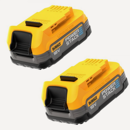 Изображение товара Компактная батарея Dewalt PowerStack DCBP034E2-XJ (18 В, 2x1.7 Ач)