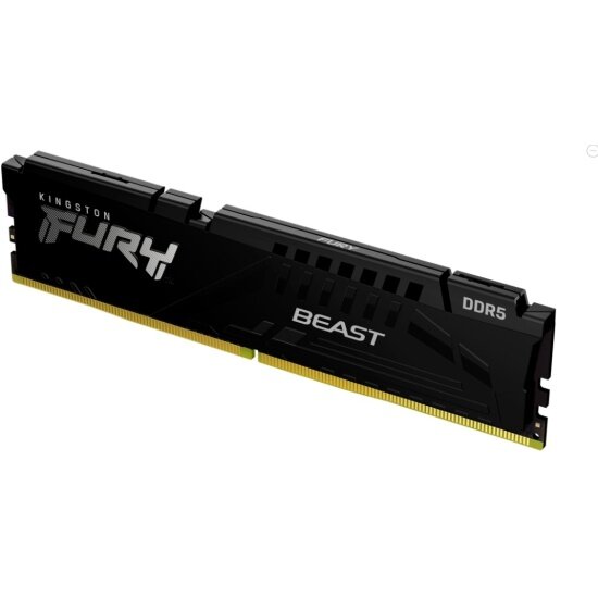 Оперативная память Kingston DDR5 32Gb 6000Mhz pc-48000 FURY Beast Black CL40 1.35V (KF560C40BB-32)