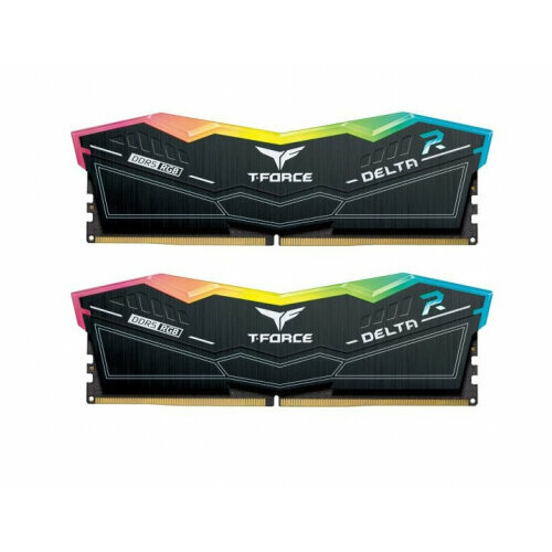 Оперативная память Team Group DDR5 T-Force Delta RGB 48GB (2x24GB) 8200MHz CL38 (38-49-49-84) 1.45V Black (FF3D548G8200HC38EDC0)