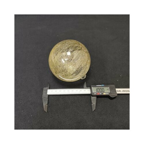 Плафон шарик паутинка золотой 100мм G4