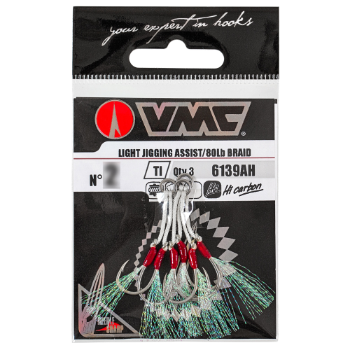фото Крючки vmc 6139 ti assist № 2/0 (3х2шт.)