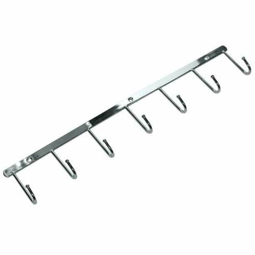 Планка на 7 крючков АкваЛиния L-тип хром