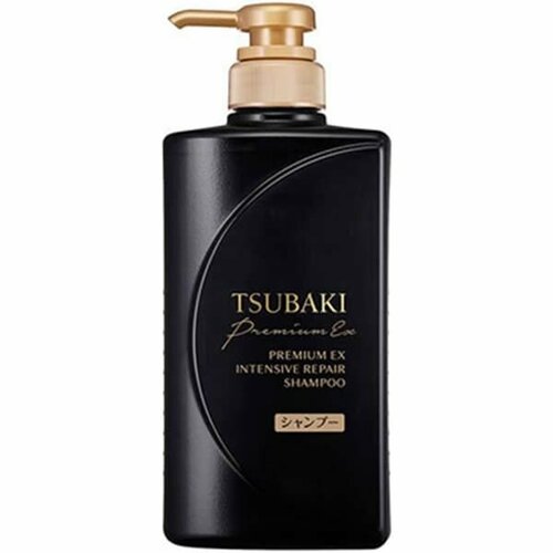 Shiseido tsubaki premium ex шампунь для волос интенсивное восстановление, с маслом камелии, 490 мл