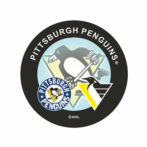 фото Шайба rubena pittsburgh penguins три логотипа