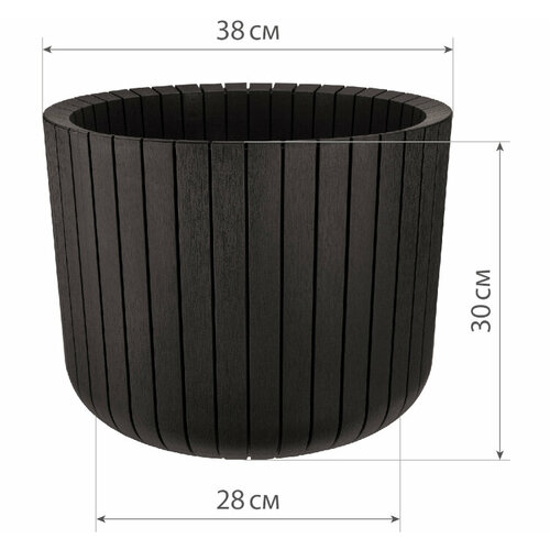 Кашпо шато 29Л D-380*300 М-ПЛ