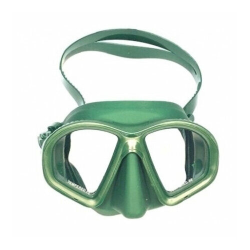 Aquatec Маска MK-410 зеленый силикон, green маска для плавания дайвинга 14