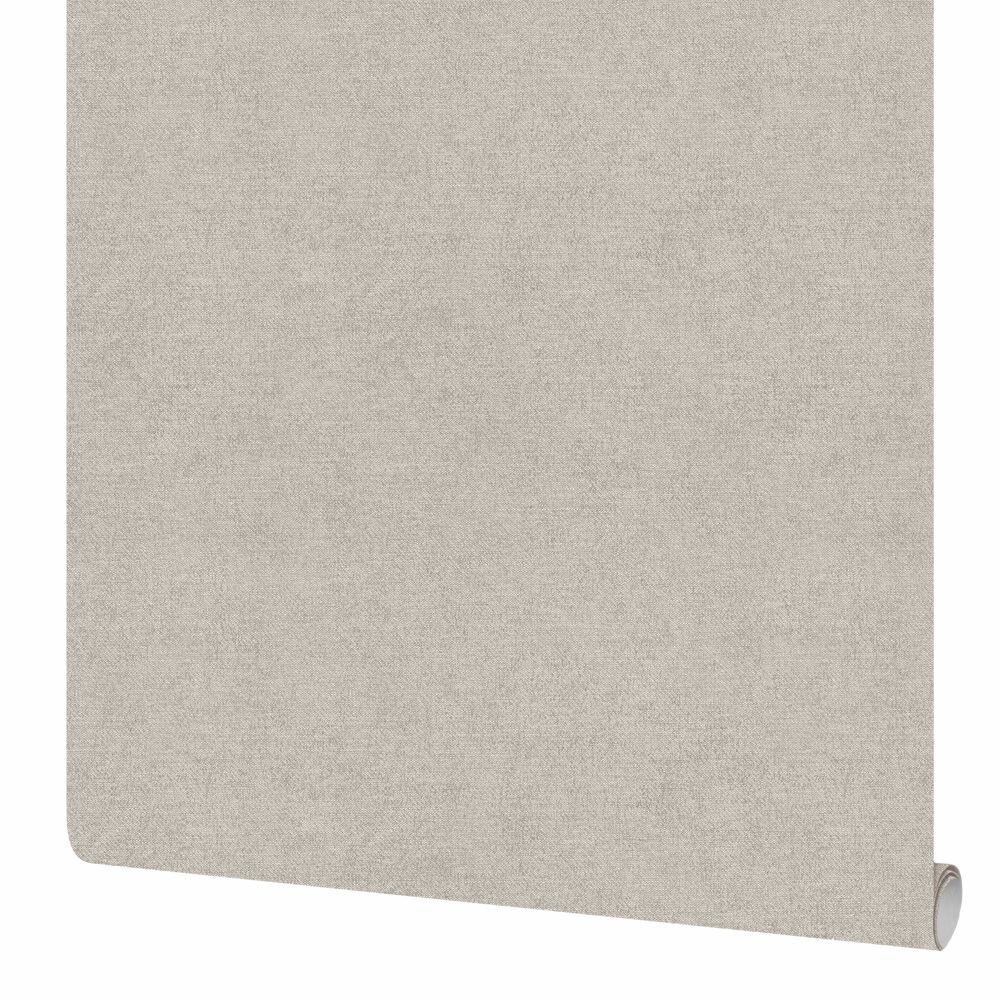 фото Обои флизелиновые Inspire Linen темно-бежевые 1.06 м