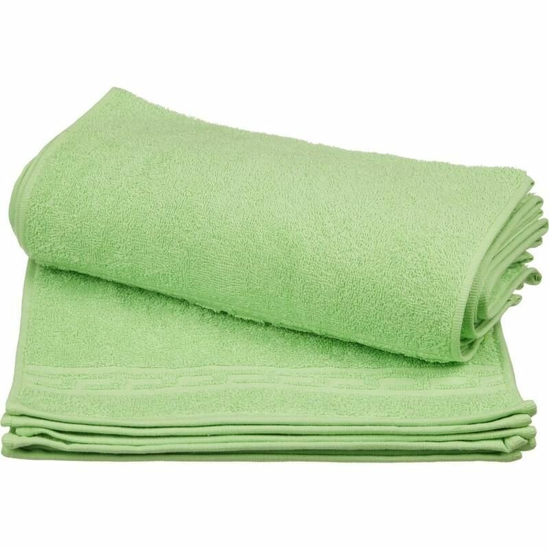 фото Набор полотенец махровых Ocean 30×30 см 10 штук 380 г/кв. м зеленые