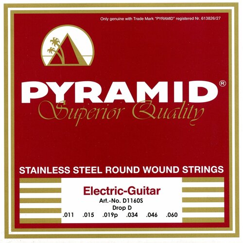 Струны для электрогитары Pyramid Electric Drop D D1160S 11-60