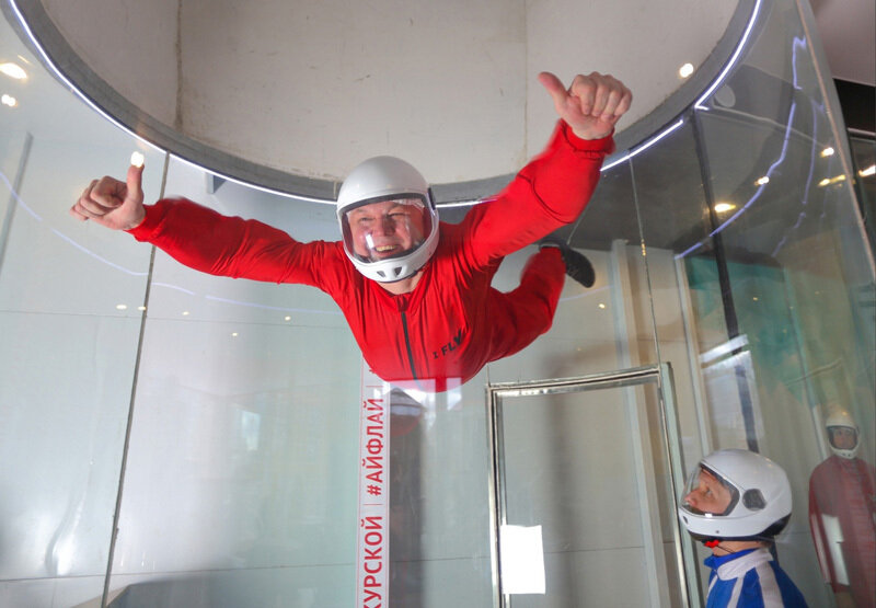 Подарочный сертификат «Полёт в аэротрубе I-Fly» (3 минуты, 1 взрослый) — фото 1
