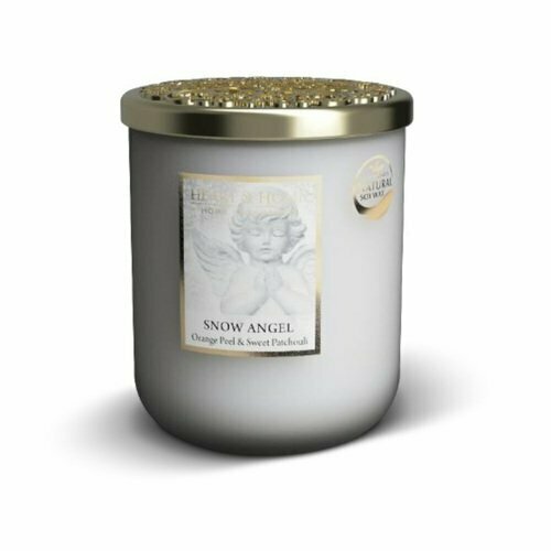 Свеча Heart&Home с двумя фитилями Snow Angel, 320 гр