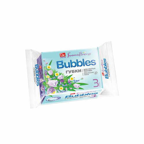 Губки из поролона Grifon Bubbles 3 шт