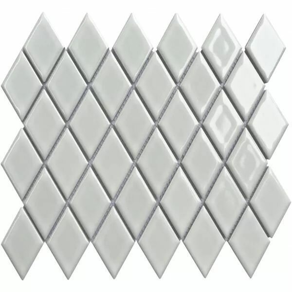 фото Мозаика Tessare 26,6х30,7х0,6см керамика ромб белая шт (BHPAC01012)