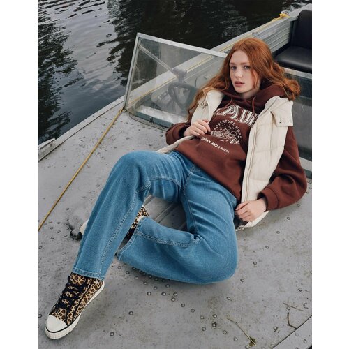 фото Джинсы gloria jeans, размер 9-10л/140 (35), синий