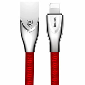 Кабель Baseus Zinc Fabric Cloth Weaving USB - Lightning, 1 м, (Красный)