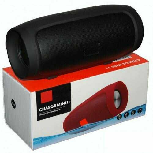 Портативная колонка Charge mini 3 Музыкальная колонка с блютуз и радио Bluetooth 50 Колонка портативная Беспроводная колонка Bluetooth с FM-радио переносная акустическая система для телефона и компьютера музыкальная колонка с микрофоном Черный 95000₽