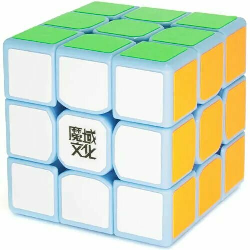 Кубик Рубика MoYu 3x3 TangLong Голубой / Развивающая головоломка кубик рубика moyu 3x3 cube