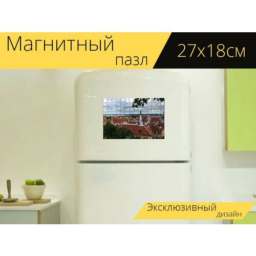 Магнитный пазл Таллин, город, гавань на холодильник 27 x 18 см. магнитный пазл таллин город гавань на холодильник 27 x 18 см