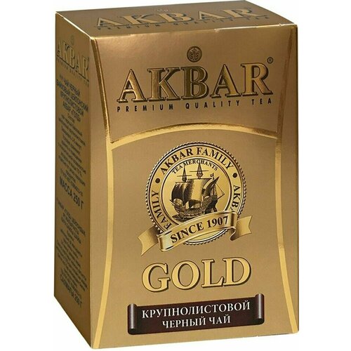 Чай черный Akbar Gold 250г 1уп