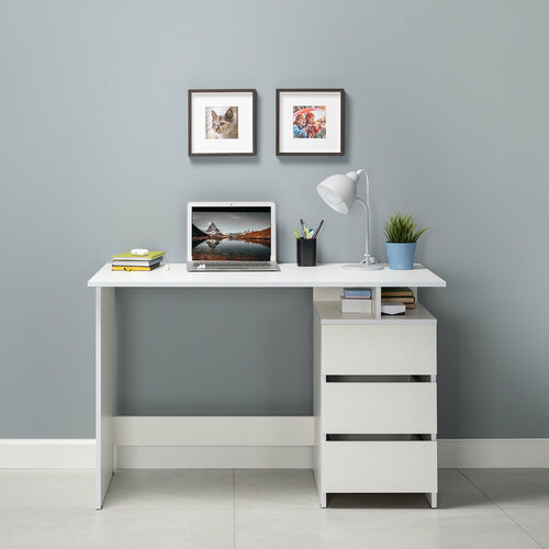 Стол письменный Санди 12156 Белый РЕ шагрень 11990₽