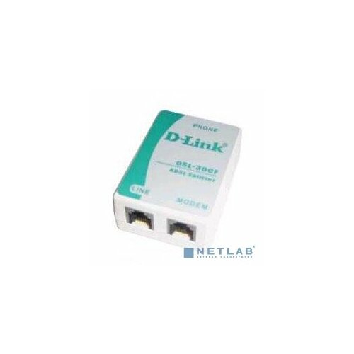 D-Link Модем D-Link DSL-30CF/RS Сплиттер ADSL2+ Annex A c телефонным кабелем 12 см сплиттер d link dsl 30cf rs