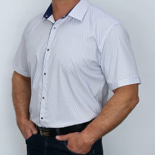 фото Рубашка zafer, размер 7xl, серый