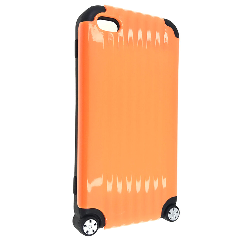 фото IPhone 4/4S Накладка противоударная из резина и пластика в виде чемодана