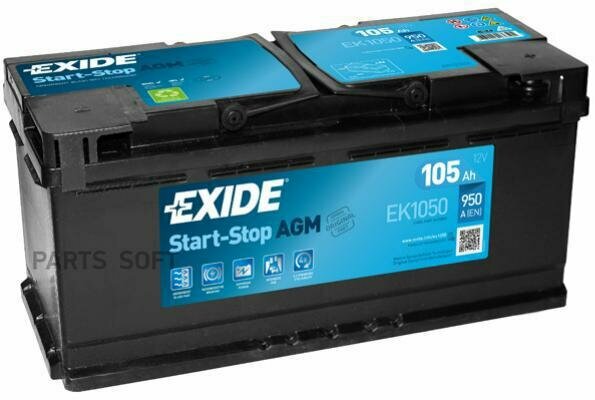 EXIDE EK1050 , Аккумуятор EXIDE Итаия
