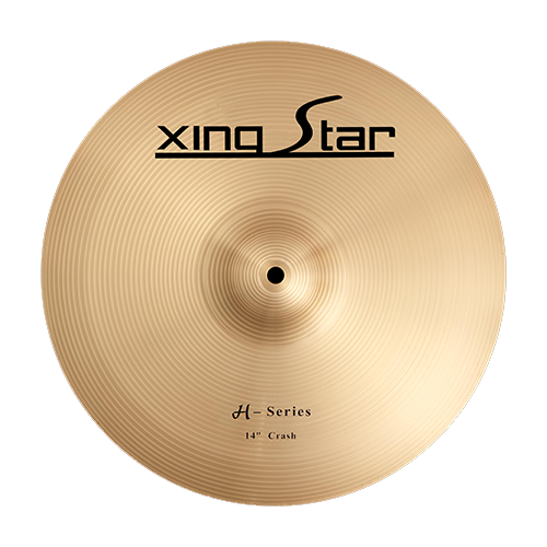 Cymbal set xingstar whh20r16c14hh - brass h series 14hh, 20r, 16c cymbal set, thickness 0.8 mm