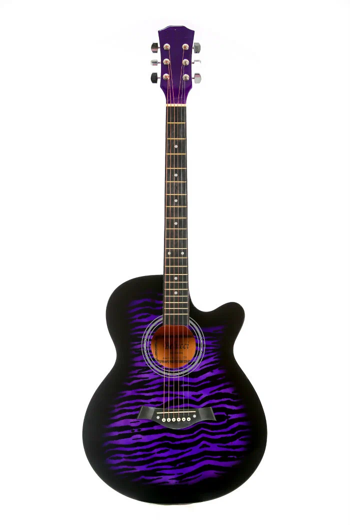 Акустическая гитара Belucci BC4030 VTS, глянцевая, пурпурная, 40"дюймов