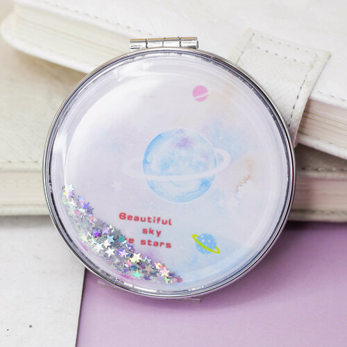 Зеркало карманное складное 7х7 см 270₽