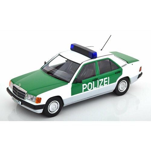 Mercedes W201 190 police 1993 green/white / мерседес полиция