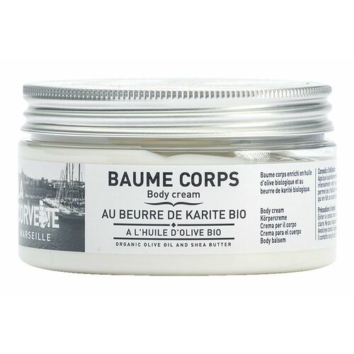 Крем для тела с оливковым маслом и с маслом карите La Corvette Baume Corps au Beurre de Karite Bio