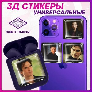 3D наклейки на телефон Дневники вампира