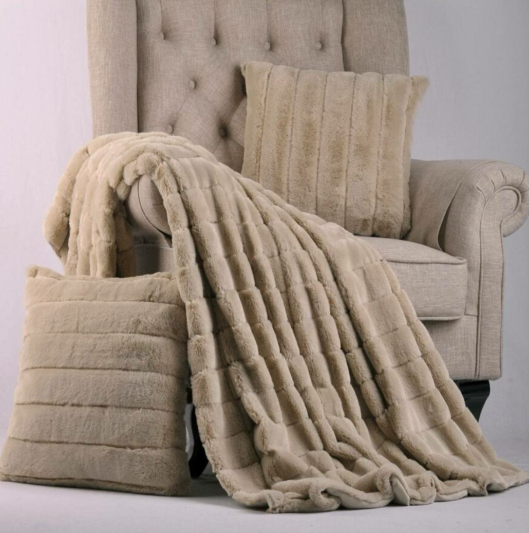 фото Плед "Кролик" 200х220 см - Бежевый