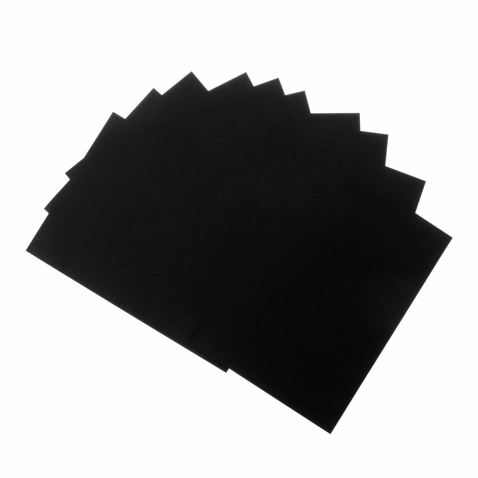 Черная бумага для рисования пастели скетчинга A5 10 листов