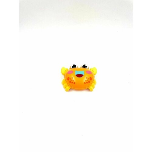 Бегающий инерционный краб желтый