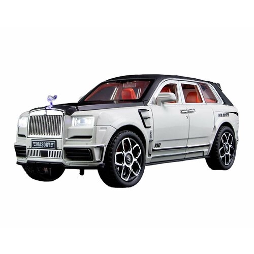 Модель металлическая Rolls Roys Cullinan Mansory мультифункциональная 1:24 (B2408) (Цвет: Белый)