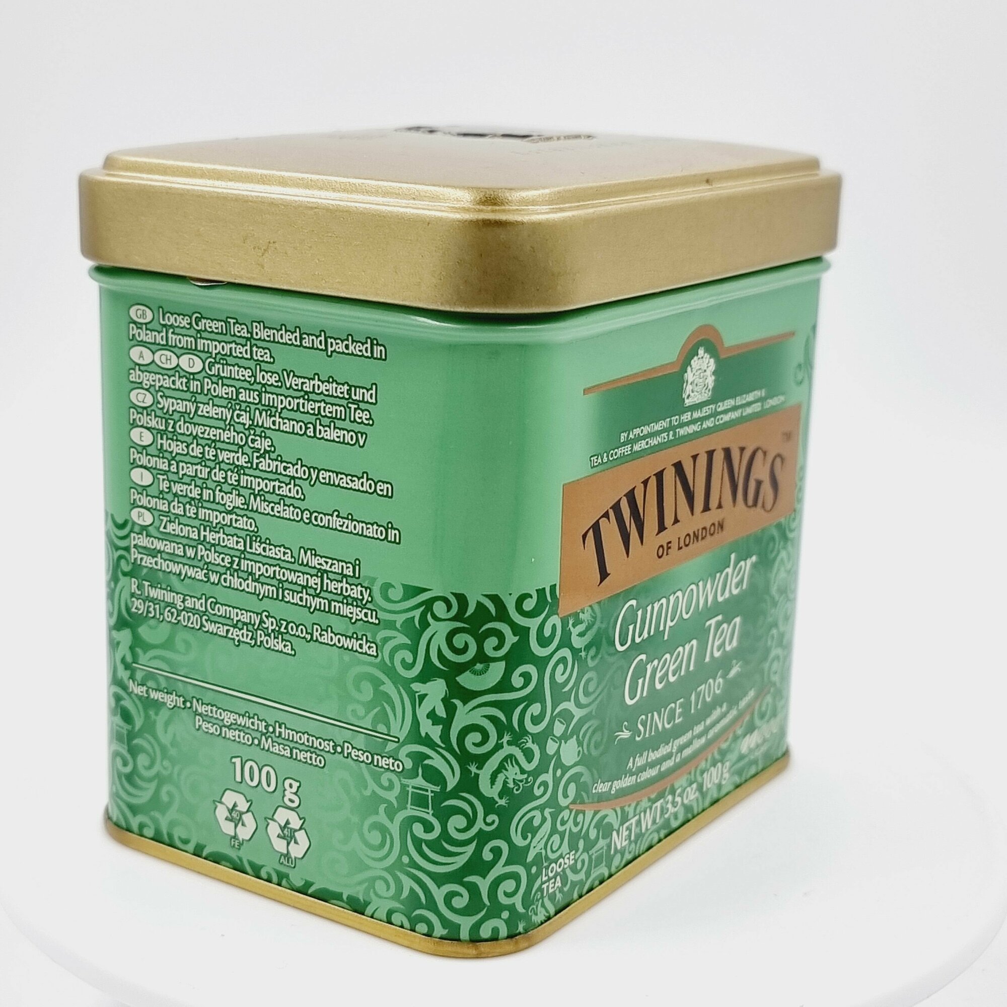 Twinings Gunpowder зеленый чай 100 г ж/б (029784) - фотография № 13