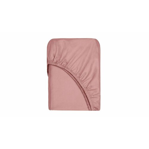 Простыня на резинке Askona (Аскона) Comfort Tencel 200x200, Розовое золото