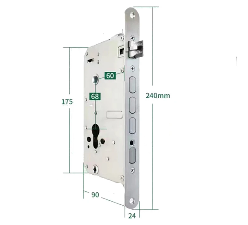 Умный замок с биометрической защитой для входных межкомнатных дверей Smart Handle Lock F3