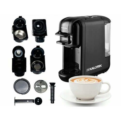 Универсальная капсульная кофемашина KALORIK MCM5000BK-SCHOTT 19 бар черный NespressoSenseoDolce Gusto 2332800₽