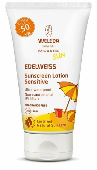 WELEDA Натуральный солнцезащитный крем для младенцев и детей SPF 50