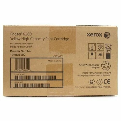 Картридж Xerox 106R01402 картридж ds 106r01402 xerox желтый совместимый