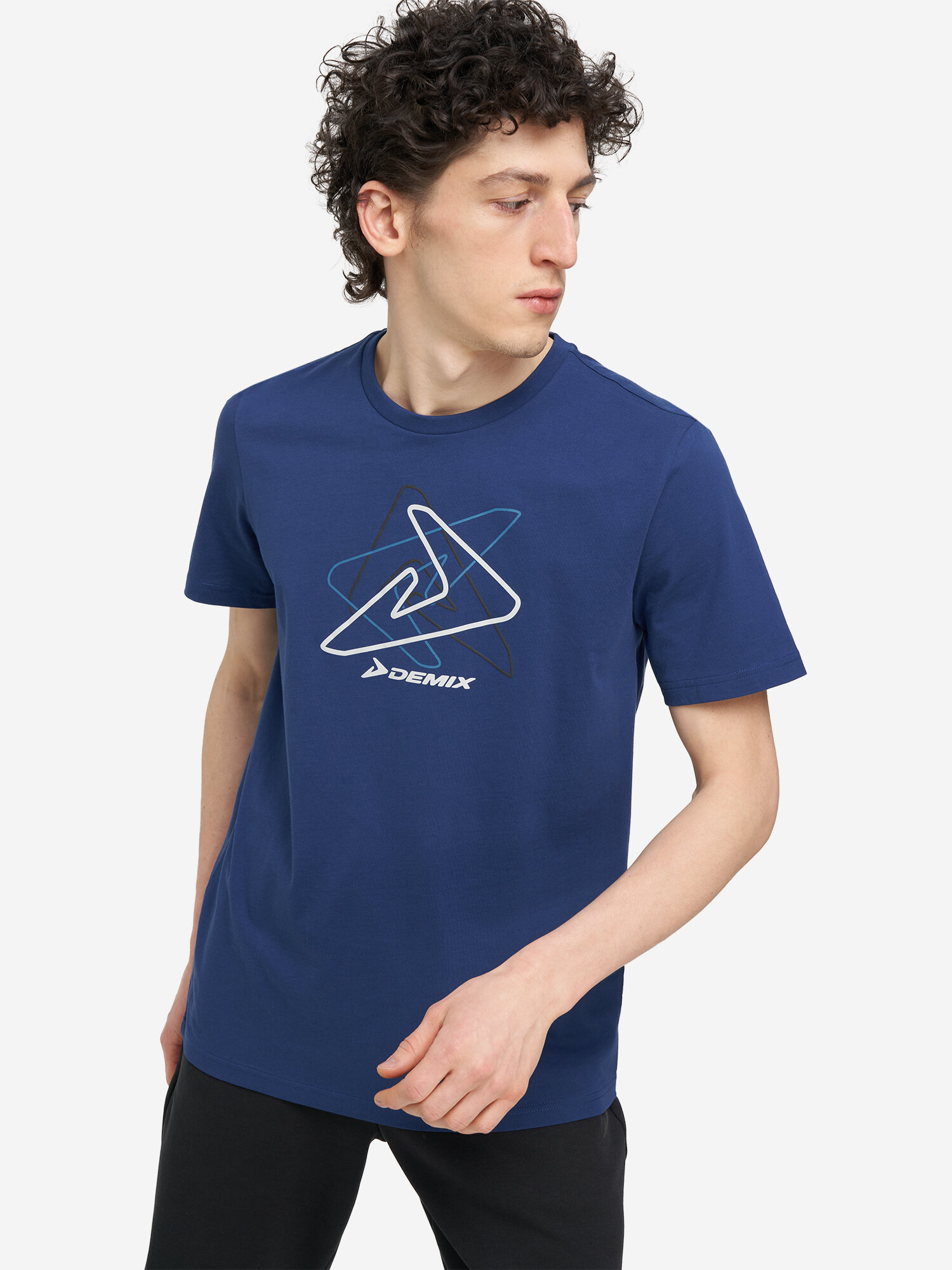 фото Футболка мужская Demix Синий; RU: 46, Ориг: 46