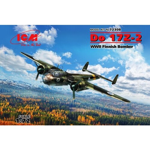 72308 ICM Бомбардировщик ВВС Финляндии Do 17Z-2 1/72