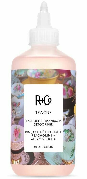 R+CO Детокс-кондиционер для волос Teacup Peacholine + Kombucha Detox Rinse