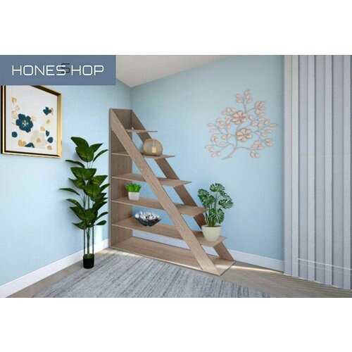 Стеллаж Хайто ЛДСП дуб сонома 120х30х180 10115₽