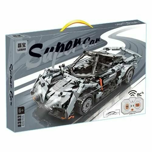 Конструктор Super Car на радиоуправлении 428 деталей
